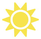 Sun background graphic